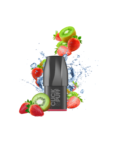 Pod Fraise Kiwi - Click & Puff - X-BAR